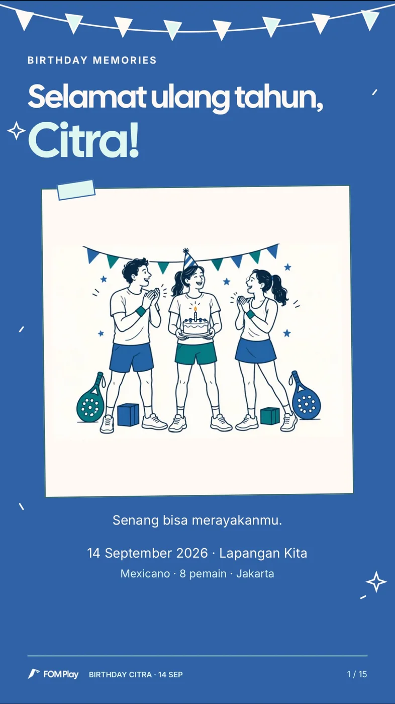 Birthday, slide 1: Cover